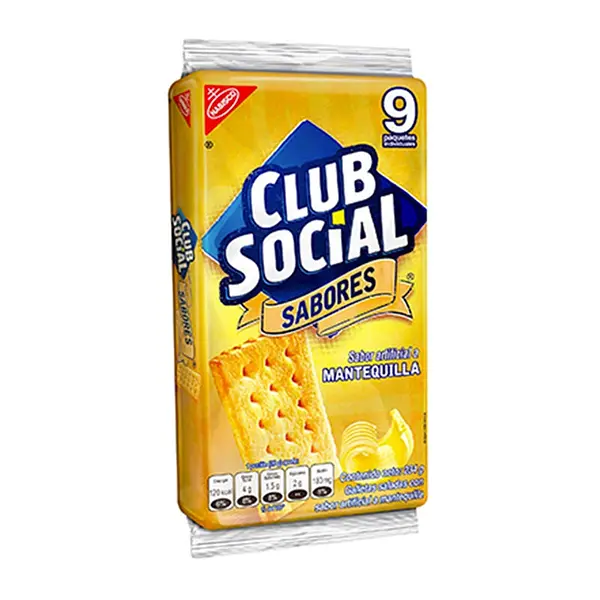 GALLETA MANTEQUILLA CLUB SOCIAL*9U