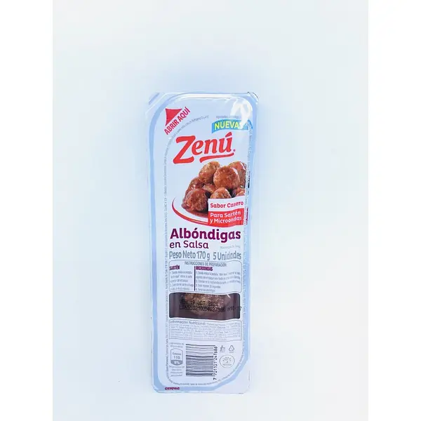 ALBONDIGAS ZENU *170G
