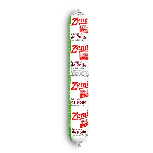 SALCHICHON POLLO ZENU *500G