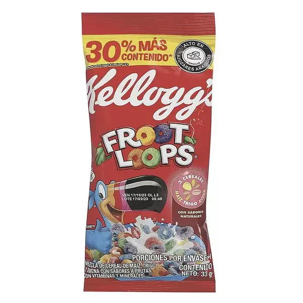 CEREAL FROOT LOOPS KELLOGGS *33 GR