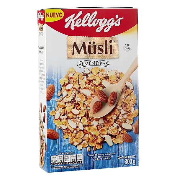 CEREAL ALMENDRAS MUSLI KELLOGGS*300G