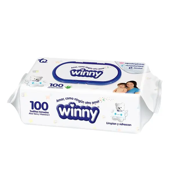 PAÑITOS HUMEDOS WINNY *100U