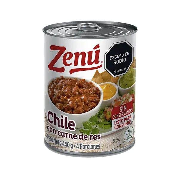 FRIJOL CHILE ZENU*440GR