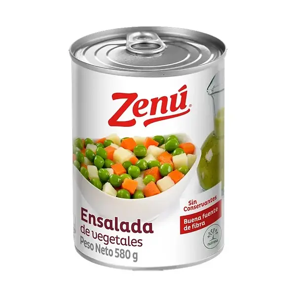 ENSALADA VEGETALES ZENU*580GR