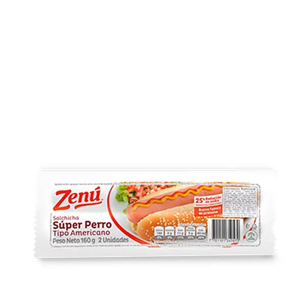 SALCHICHA PERRO SUPER ZENU*2U