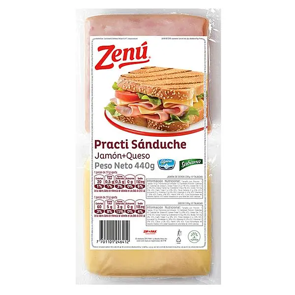 PRACTI SANDUCHE ZENU *440 GR