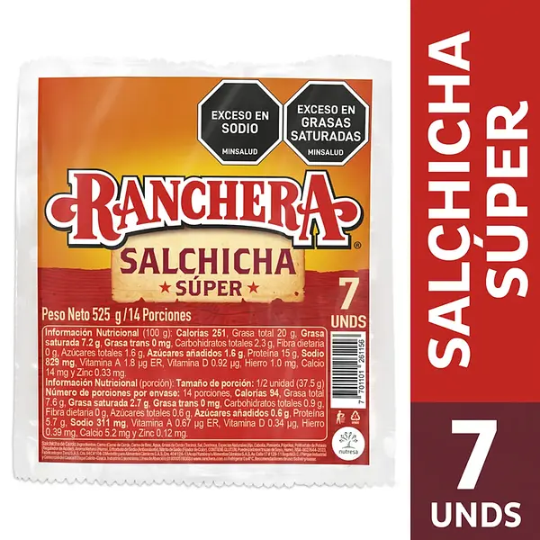SALCHICHA SUPER RANCHERA *7U