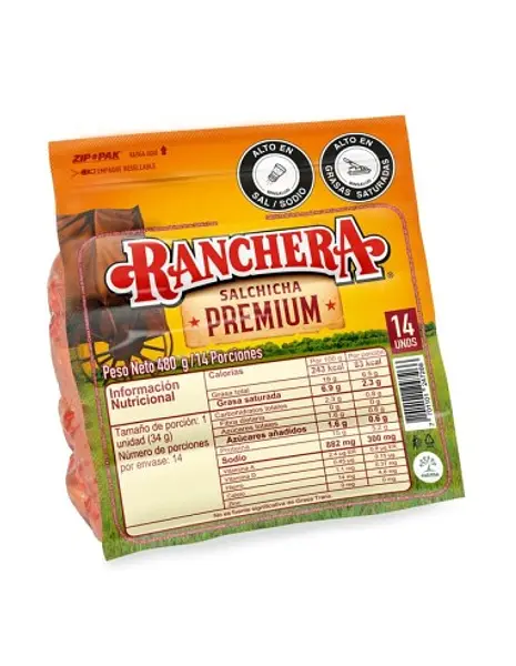 SALCHICHA RANCHERA *480+0MINI
