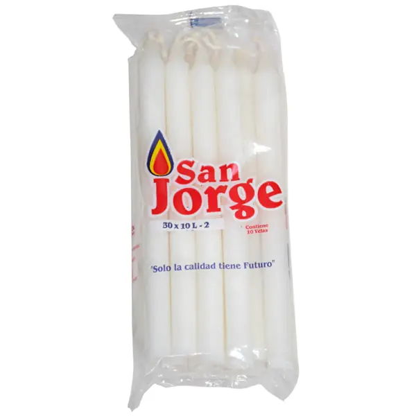 VELA LISA BLANCASAN JORGE* 30*10G