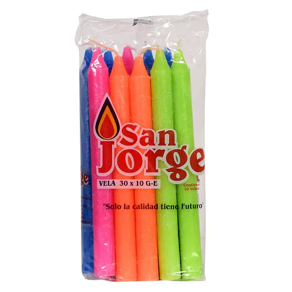 VELA ACANALADA SAN JORGE * 10 UND