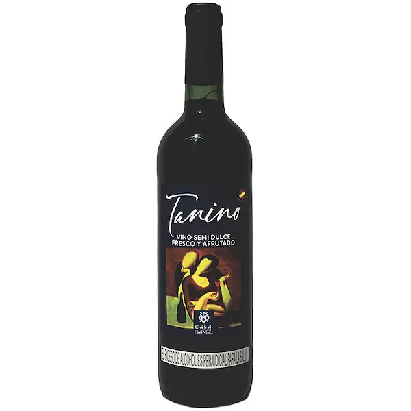 VINO TINTO SEMI DULCE TANINO*750ML