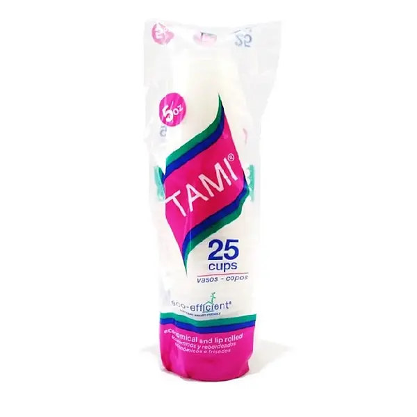 VASO 5OZ TAMI*25U