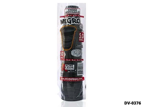 VASO 5 ONZ NEGRO SAMBA *50U