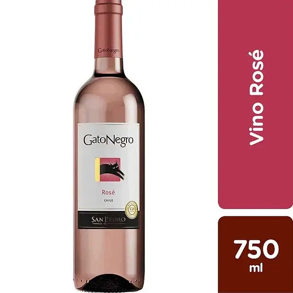 VINO ROSE GATO NEGRO*750ML