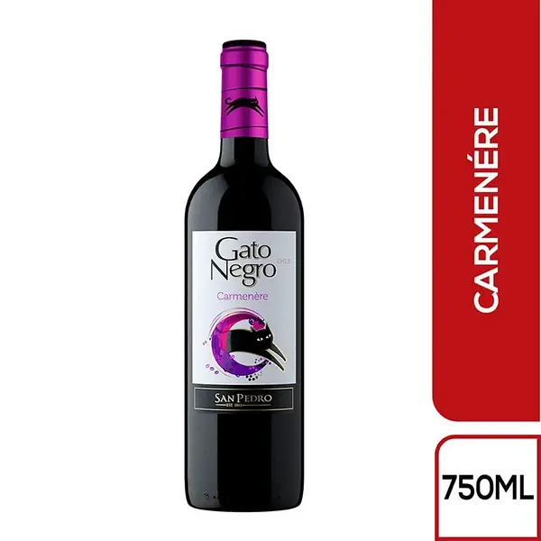VINO CARMENERE GATO NEGRO *750ML