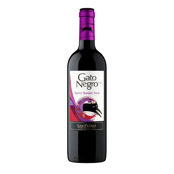 VINO SEMI SWEET GATO NEGRO*750ML