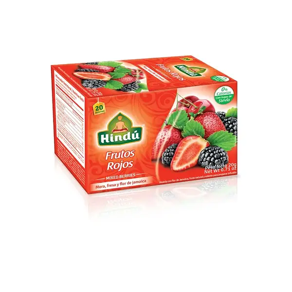 BEBIDA TE FRUTOS DEL BOSQUE HINDU*20U
