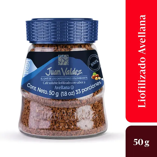 CAFE INSTANTANEO AVELLAN JUAN VALDEZ*50G