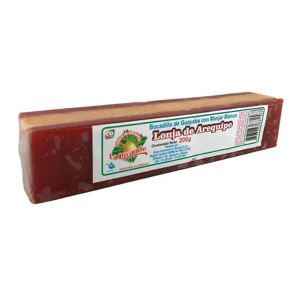 BOCADILLO LONJA AREQUIPE LA RICAUTE*200G