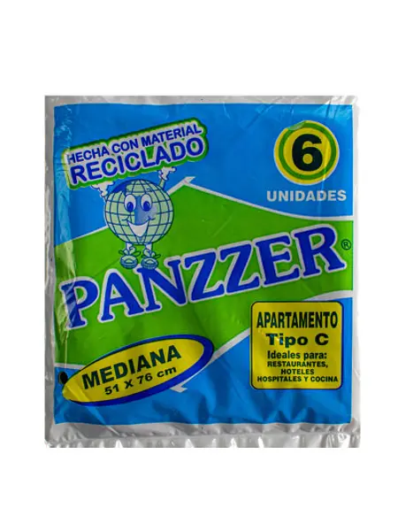 BOLSA BASURA MEDIANA PANZZER*6U