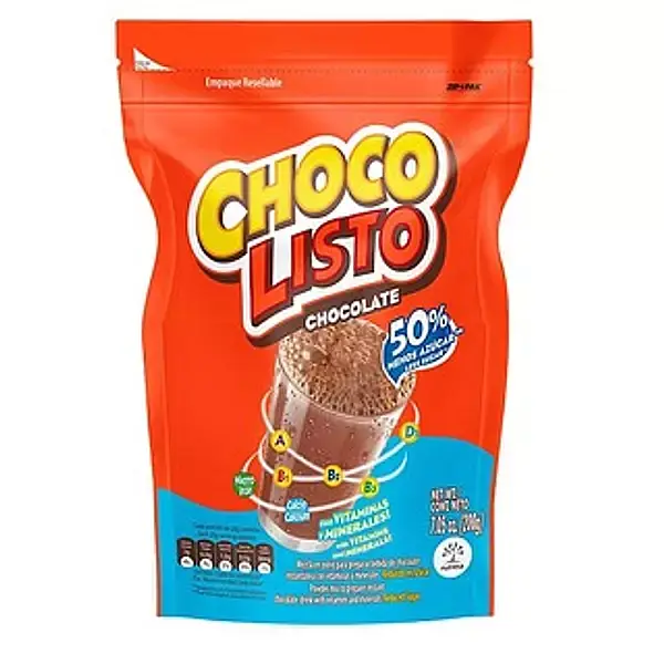 BEBIDA INSTANTANEA % AZUCAR CHOCOLISTO*200G