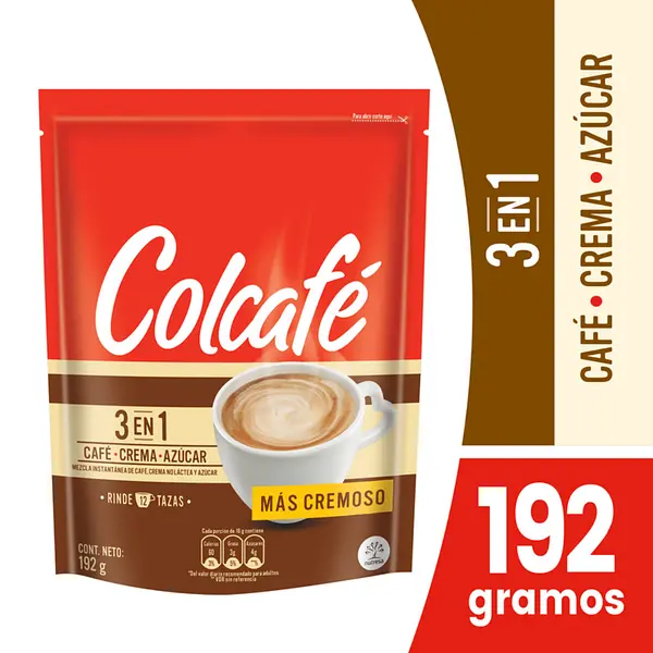CAFÉ CAPUCCINO 3EN1 COLCAFE*192G