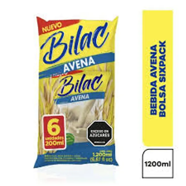 AVENA LIQUIDA ORIGINAL BILAC *200ML*6U