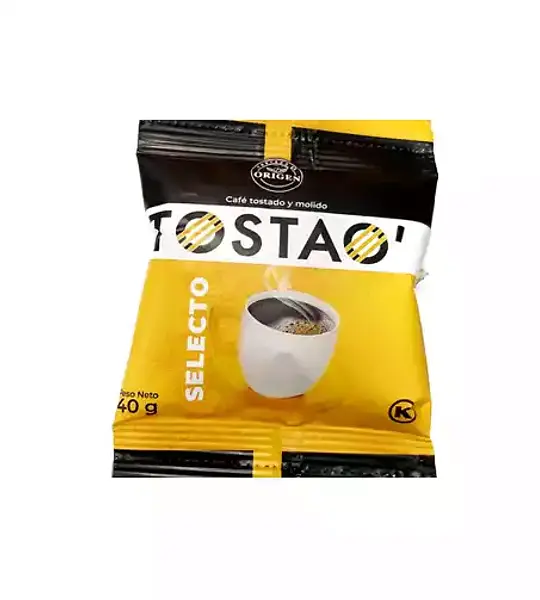 CAFE MOLIDO SELECTO TOSTAO *40 GR