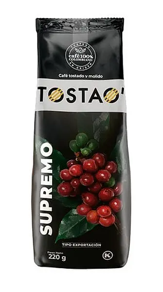 CAFE MOLIDO SUPREMO TOSTAO *220G