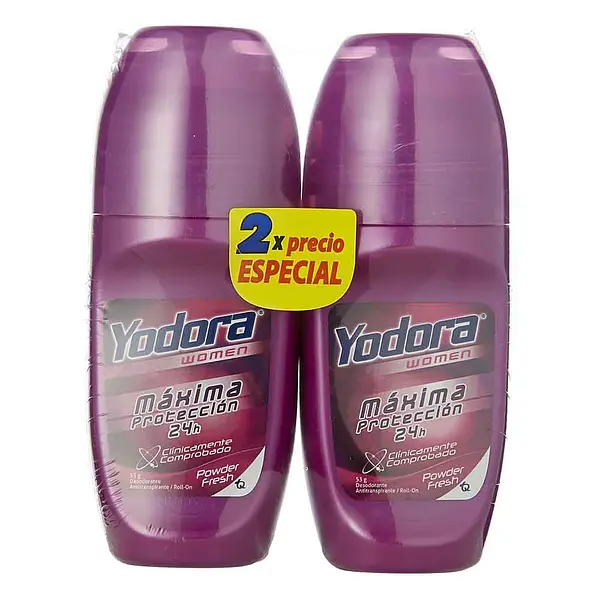 DESODORANTE ROLON WOMEN YODORA*53G*2U