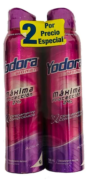 DESODORANTE PIES ACTIVE YOGORA*165ML*2U