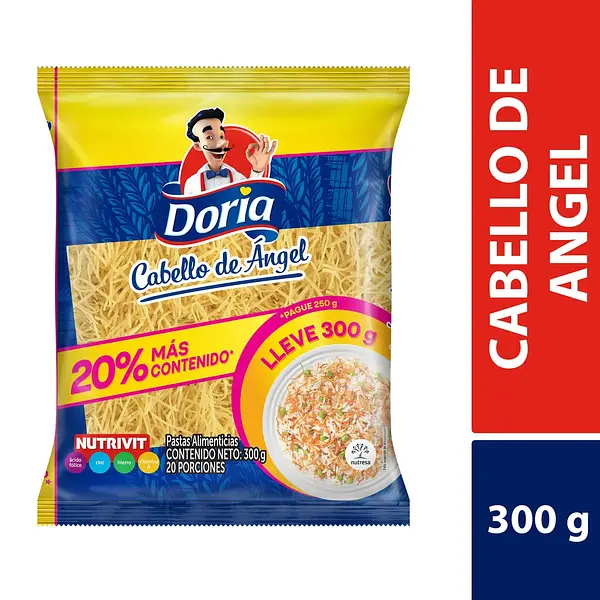 PASTA CABELLO ANGEL DORIA*300GR