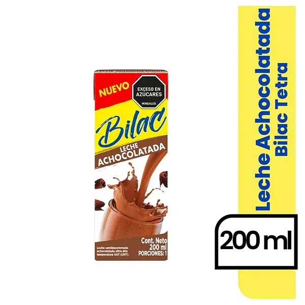 LECHE LIQUIDA CHOCOLATE BILAC*200ML