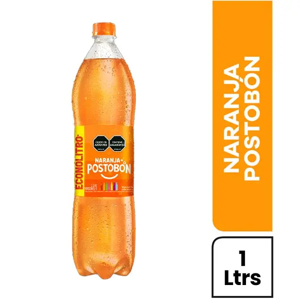 GASEOSA NARANJA POSTOBON 1L