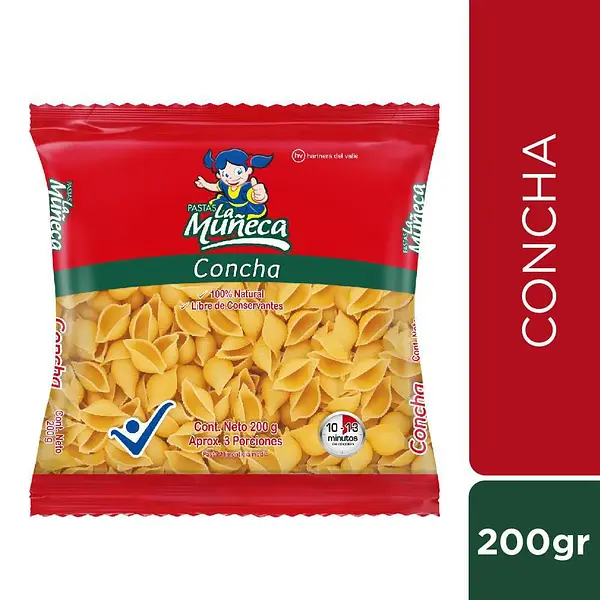 PASTA CONCHA LA MUÑECA*200GR