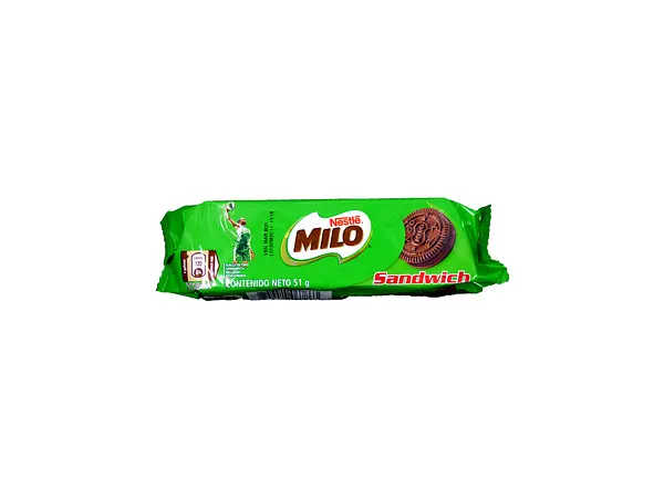 GALLETA SANDWUICH MILO*51GR