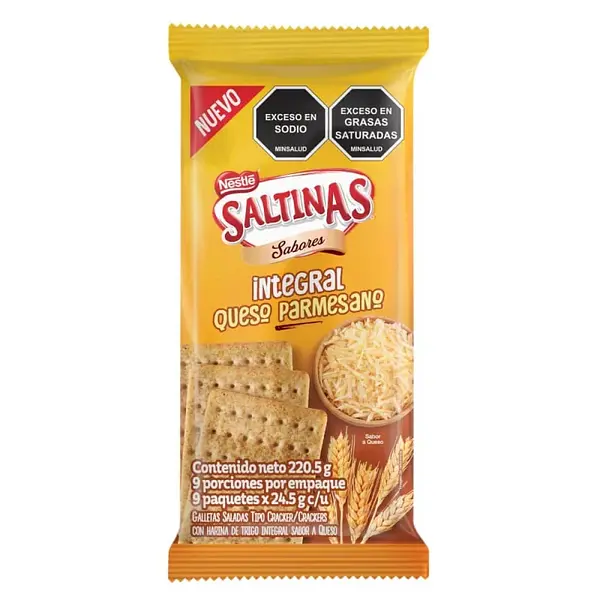GALLETA INTEGRAL/QUESO SALTINAS*9U