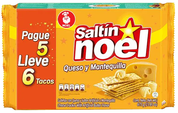 GALLETA QUESO/MANTEQUILLA SALTIN NOEL*675G