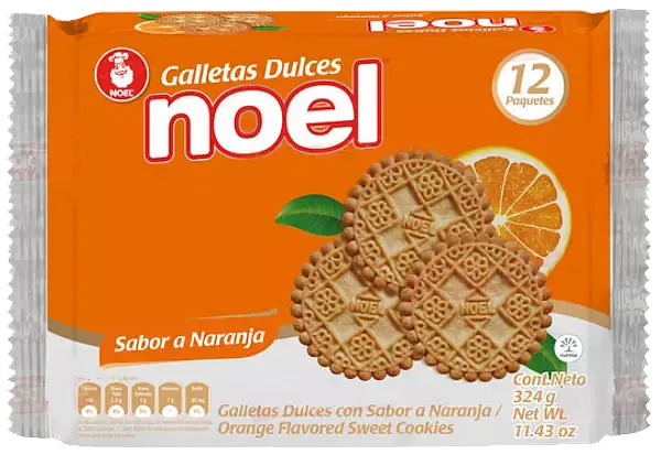 GALLETA NARANJA NOEL*12U