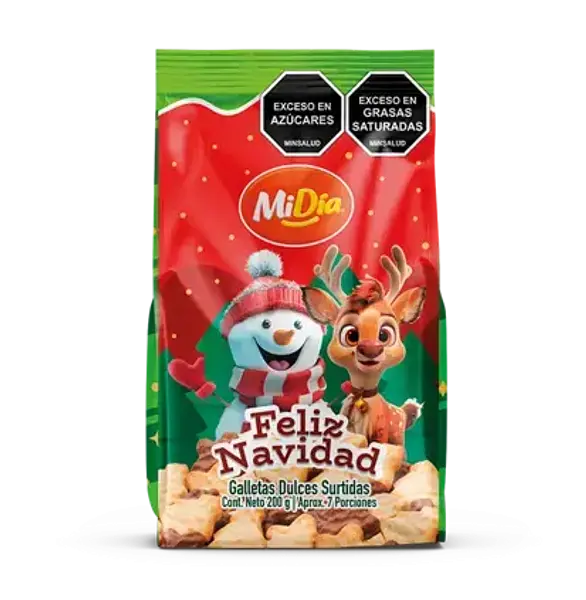 GALLETA NAVIDAD BOLSA MI DIA*200G