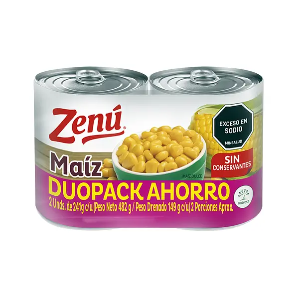 MAIZ DULCE ZENU*482GR