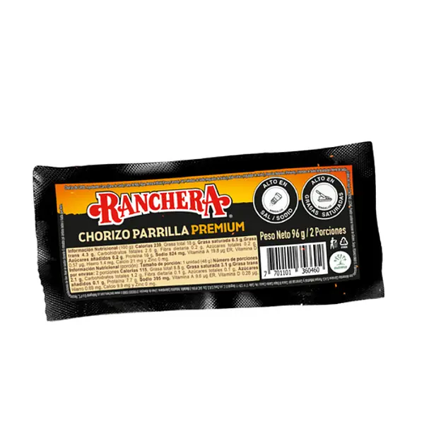 CHORIZO PARRILLA PREMIUM RANCHERA *96GR