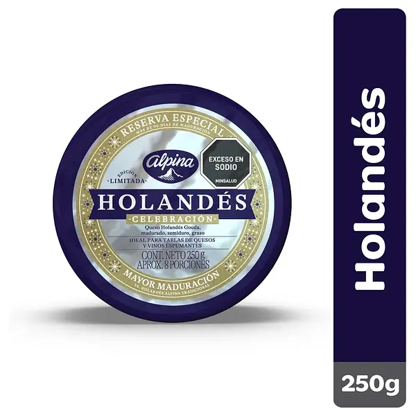 QUESO HOLANDES ALPINA *250G