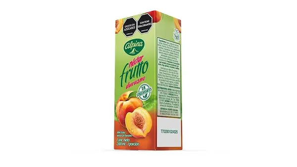 JUGO NECTAR DURAZNO ALPINA FRUTTO *200ML
