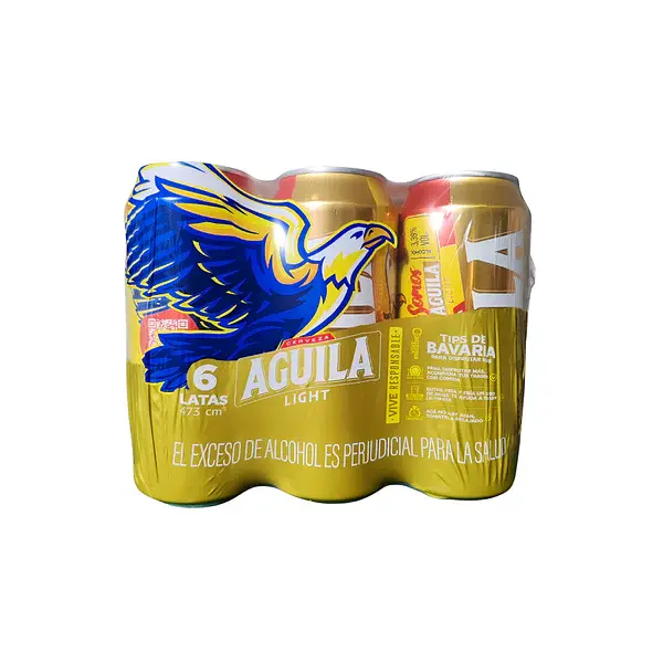 CERVEZA LIGHT AGUILA*473ML*6UN
