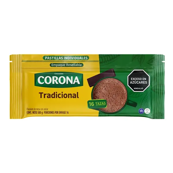 CHOCOLATE MESA TRADICIONAL CORONA *500GR