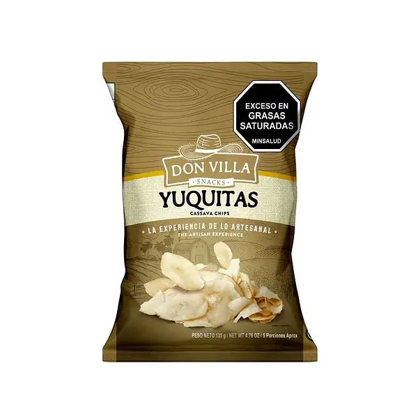 SNACK YUQUITAS DON VILLA *135 GR