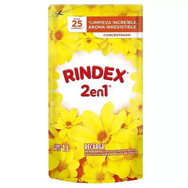 DETERGENTE LIQUIDO RECARGA RINDEX*1LT