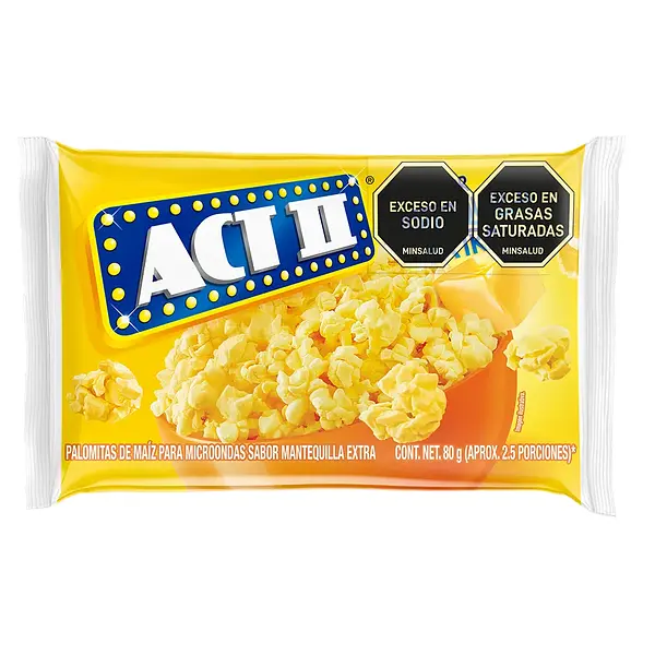 MAIZ MICROONDAS MANTEQUILLA ACTII*80GR