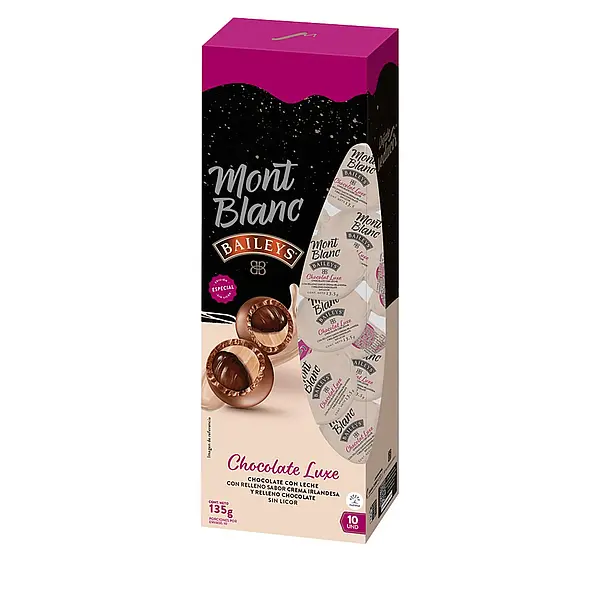 CHOCOLATINA BOMBON BAILEYS MONTBLANC*10U